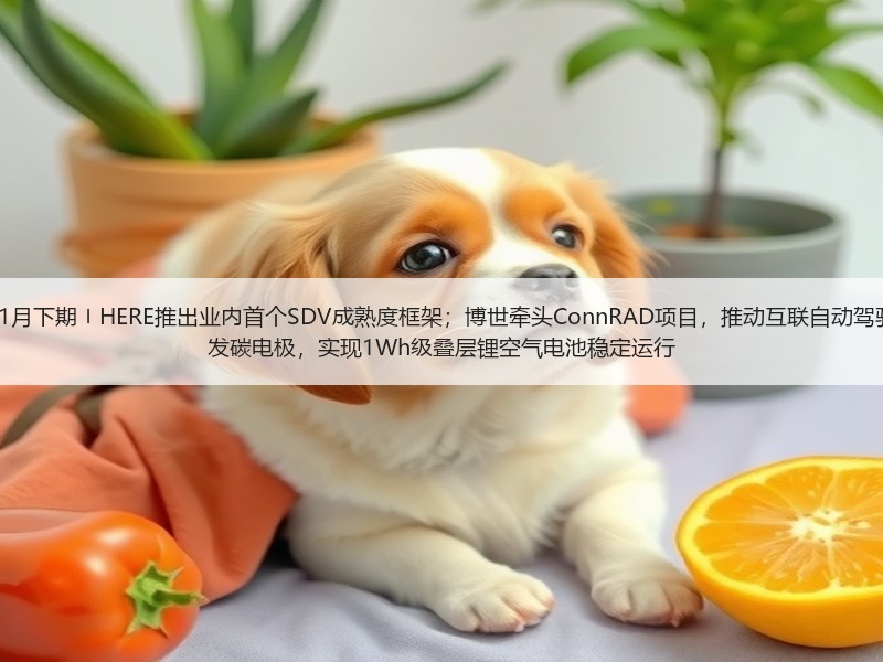 【全球汽车新技术观察】11月下期〡HERE推出业内首个SDV成熟度框架；博世牵头ConnRAD项目，推动互联自动驾驶的安全韧性提升；日本研发碳电极，实现1Wh级叠层锂空气电池稳定运行