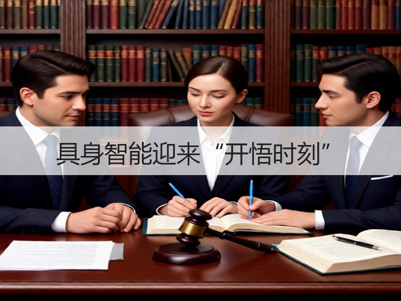 具身智能迎来“开悟时刻”
