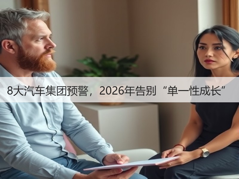 8大汽车集团预警,2026年告别“单一性成长” 8大汽车集团预警,2026年告别“单一性成长”