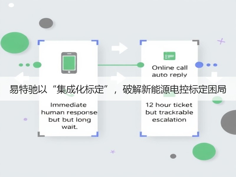 易特驰以“集成化标定”，破解新能源电控标定困局